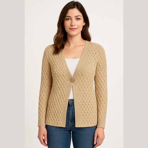 Talbots Cashmere and Silk Women's Sweater - Picture 1 of 7